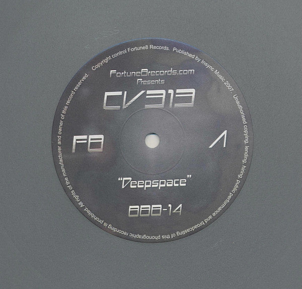 cv313 – Deepspace / Saraya / Motor (12", Silver, Fortune8, 2007) Front Cover