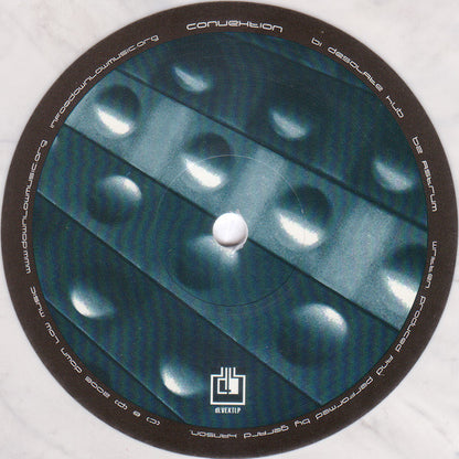 Convextion – Convextion (2xLP, White with Grey/Blue Marbling, Down Low Music, 2006) Image 6