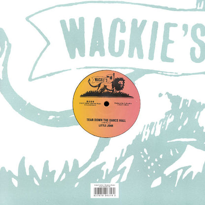 Jah Batta , Black Roots Players / Little John – Informer / Tear Down The Dance Hall (12", Wackie's, 2008) Back Cover