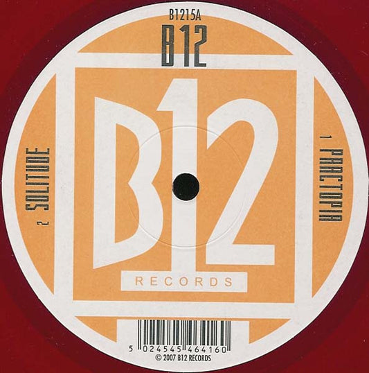 B12 – Practopia (12", Red, Translucent, B12, 2007) Front Cover