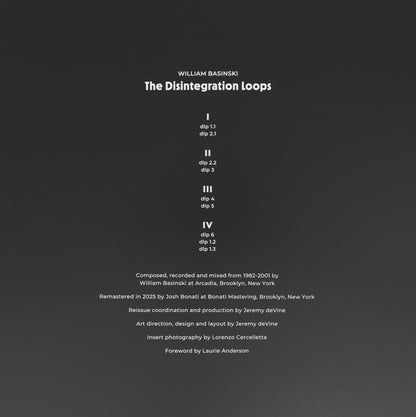 William Basinski – The Disintegration Loops (8xLP, Temporary Residence Limited, 2026) Image 8