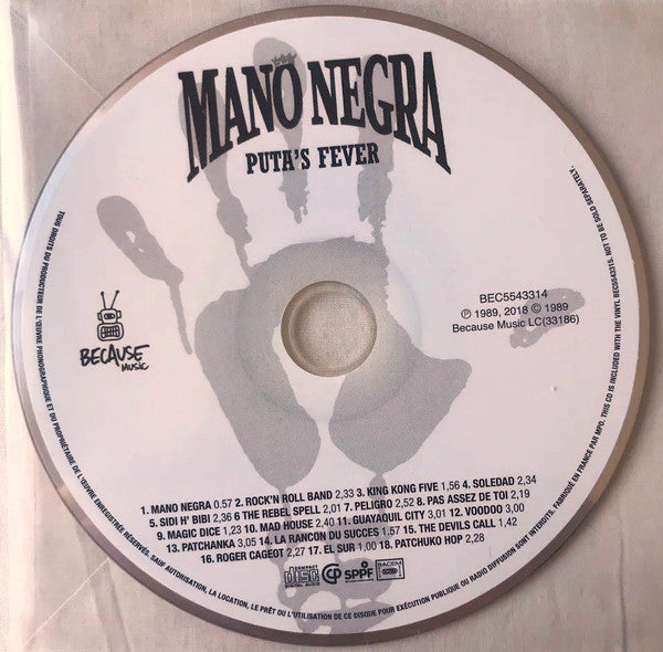 Mano Negra – Puta's Fever (LP+CD, Because Music, 2018) Image 8