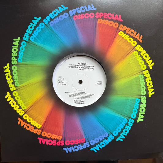 Al Kent With The Disco Love Orchestra – Come Back Home (Again) (12", Big Love, 2026) Front Cover