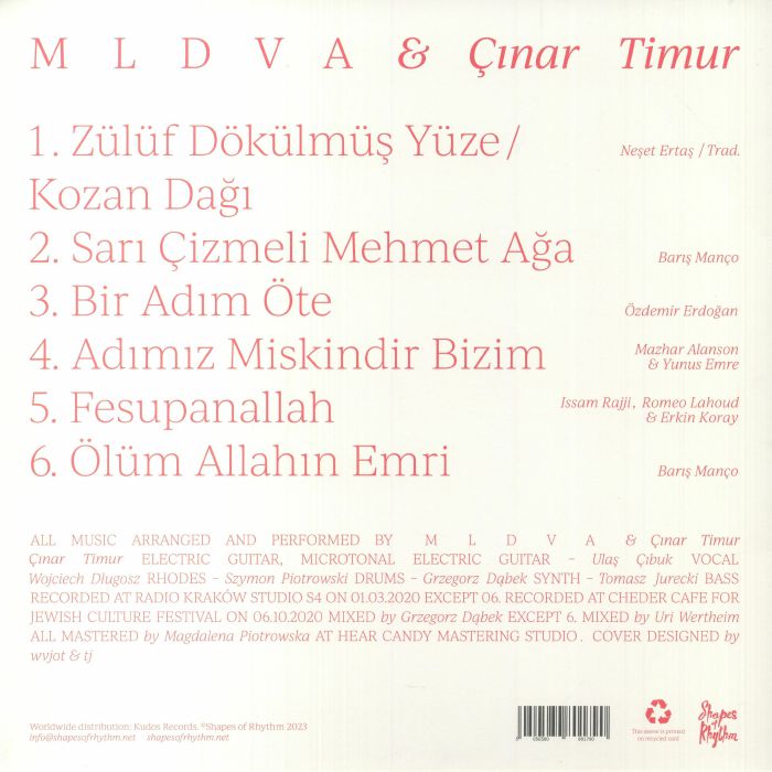 MLDVA , Çınar Timur - MLDVA & Çınar Timur (LP)