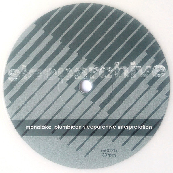 Monolake – Plumbicon Versions I (12", White Opaque, Monolake / Imbalance Computer Music, 2005) Image 4