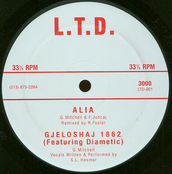 Gerald Mitchell & DJ 3000 – Alia Remix / Geloshai 1862 (12", Motech, 2007) Front Cover