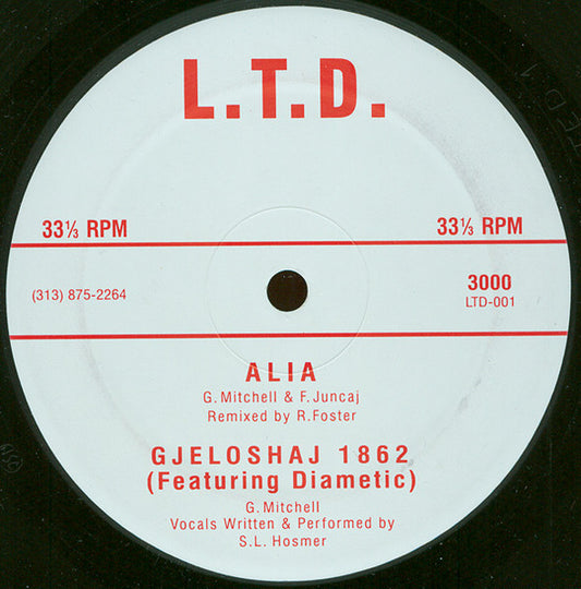 Gerald Mitchell & DJ 3000 – Alia Remix / Geloshai 1862 (12", Motech, 2007) Front Cover