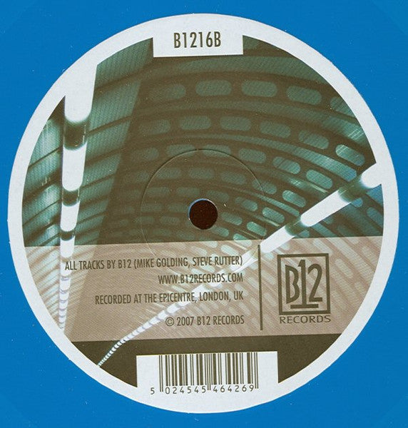 B12 – Slope (12", Blue, B12, 2007) Back Cover