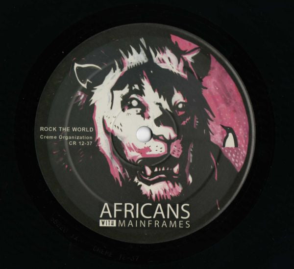 Africans With Mainframes – Rock The World (12", Crème Organization, 2007) Front Cover
