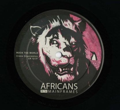 Africans With Mainframes – Rock The World (12", Crème Organization, 2007) Front Cover