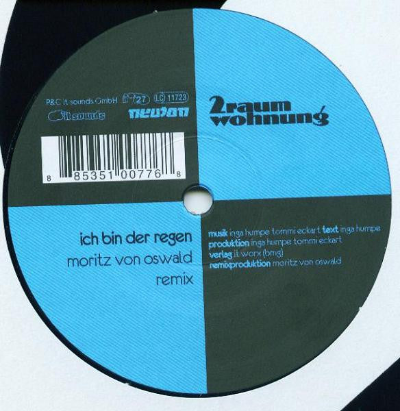2raumwohnung – Mir Kann Nichts Passieren / Ich Bin Der Regen (12", It.sounds, 2007) Back Cover