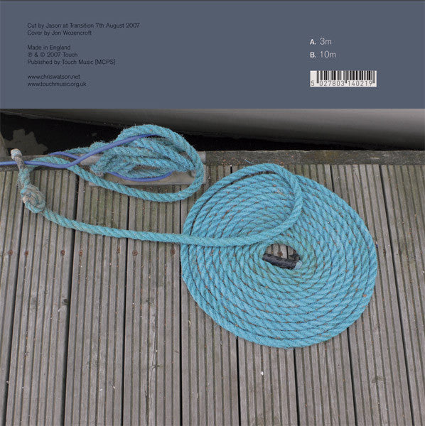 Chris Watson – Oceanus Pacificus (7", Touch, 2007) Back Cover