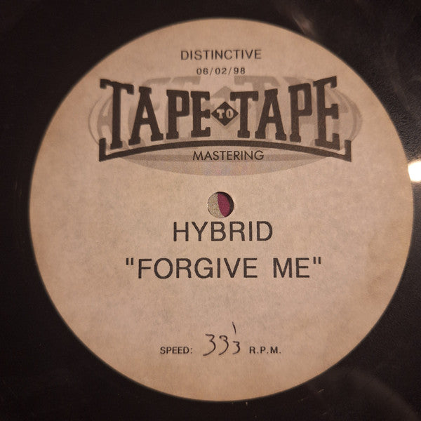 Hybrid – Forgive Me (12", Distinct'ive Records, 1998) Front Cover