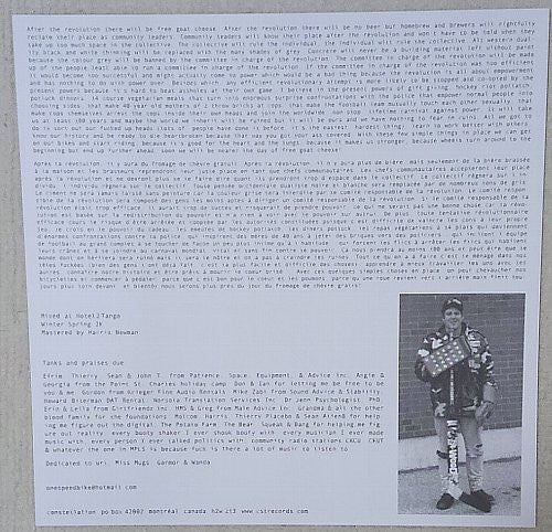 1-Speed Bike – Droopy Butt Begone! (LP, Constellation, 2000) Image 3