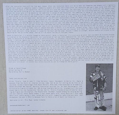 1-Speed Bike – Droopy Butt Begone! (LP, Constellation, 2000) Image 3