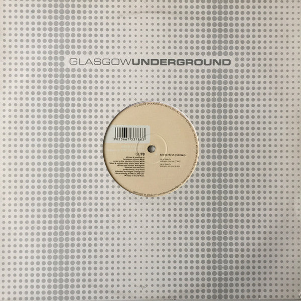 Neon Heights Featuring Zoe Johnston – Are We Thru? (Remixes) (12", Glasgow Underground, 2001) Image 6