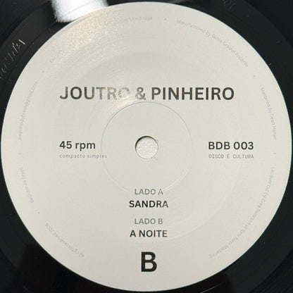 Joutro & Pinheiro – Sandra (7", Beijinho do Brasil, 2026) Back Cover