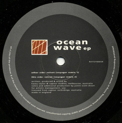 Ocean Wave – Ocean Wave EP (Voyager Remixes) (12", Disc Three, Rhythm Syndicate Records, 2000) Image 3