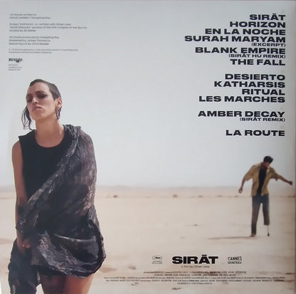 Kangding Ray – SIRĀT (Original Motion Picture Soundtrack) (LP+7", Opaque White, Invada Records, 2026) Back Cover
