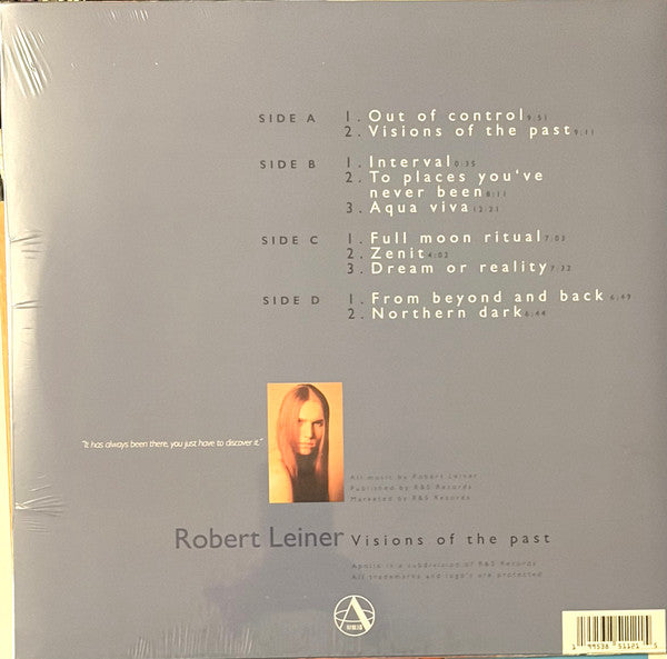Robert Leiner – Visions Of The Past (2xLP, Apollo, 2026) Back Cover
