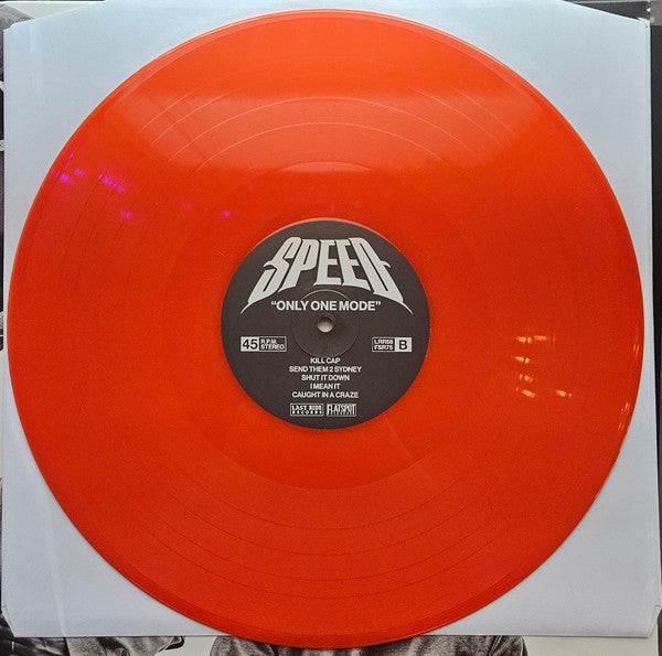 Speed – Only One Mode (12", Orange Crush, Flatspot Records, 2024) Image 4