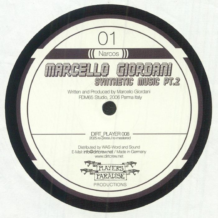 Marcello Giordani - Synthetic Music Pt.2 (12")