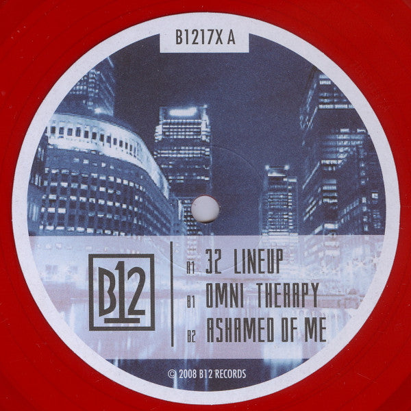 B12 – 32 Lineup (12", Red, B12, 2008) Front Cover
