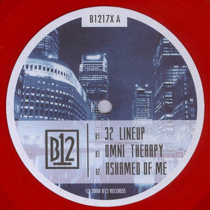 B12 – 32 Lineup (12", Red, B12, 2008) Front Cover