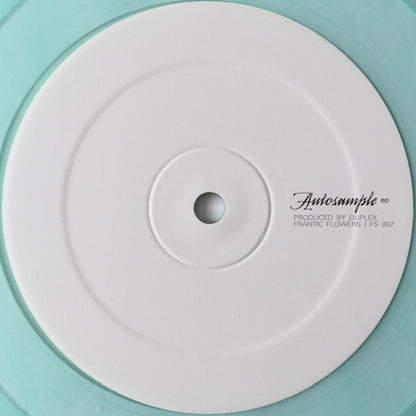 Duplex – Autosample EP (12", Green, Transparent, Frantic Flowers, 2007) Front Cover
