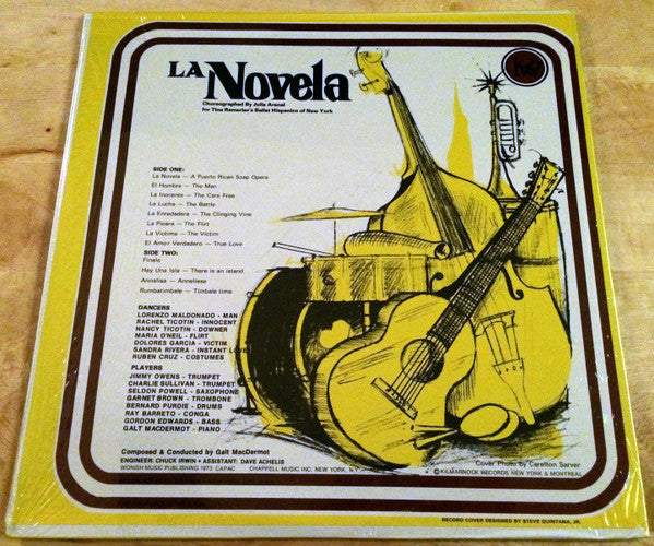 Galt MacDermot – La Novela (LP, Kilmarnock, 1973) Image 3