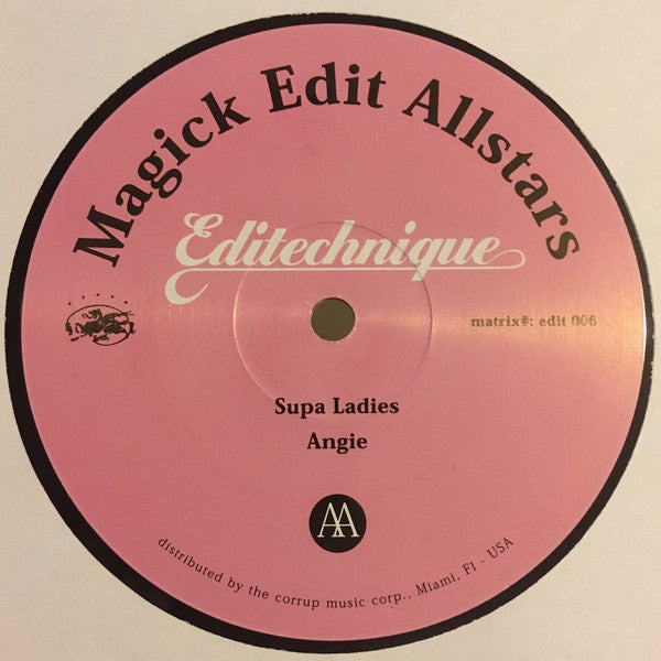 Editechnique – Hanging On A Solina (12", Magick Edit, 2008) Back Cover