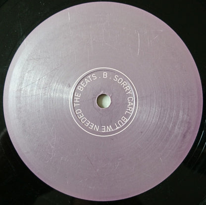Carl Craig – Sorry Carl But We Needed The Beats (12", Unofficial, Not On Label (Carl Craig), 2008) Back Cover