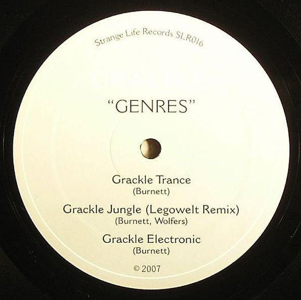 Grackle – Genres (12", Strange Life Records, 2007) Front Cover
