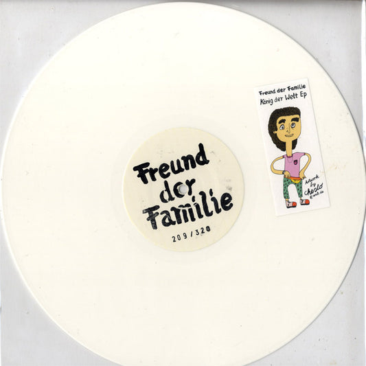 Freund Der Familie – König Der Welt EP (12", White, Freund Der Familie, 2008) Front Cover