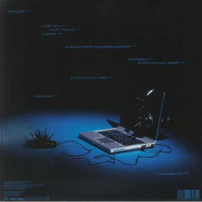 Minuit Machine – Queendom (LP, Transparent Neon Yellow, Synth Religion, 2025) Back Cover