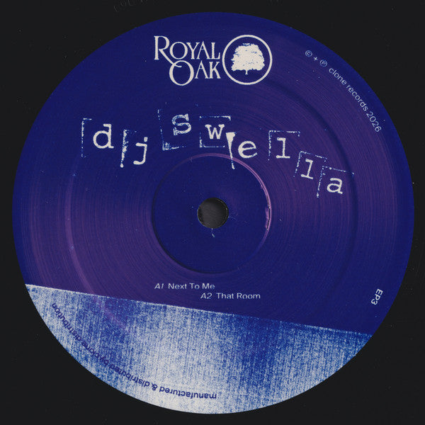 DJ Swella – EP3 (12", Royal Oak, 2026) Front Cover