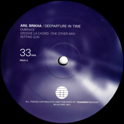 Aril Brikha – Deeparture In Time (2x12", Picture Sleeve, Transmat, 2001) Image 3