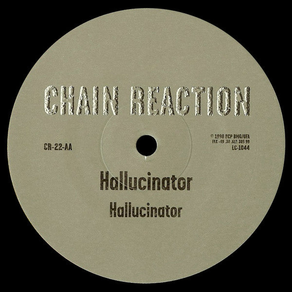 Hallucinator – People (12", Chain Reaction, 1998) Back Cover
