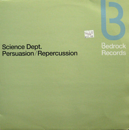 Science Dept. – Persuasion / Repercussion (12", Bedrock Records, 2000) Front Cover