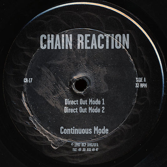 Continuous Mode – Direct Out / Direct Drive (12", Chain Reaction, 1997) Front Cover