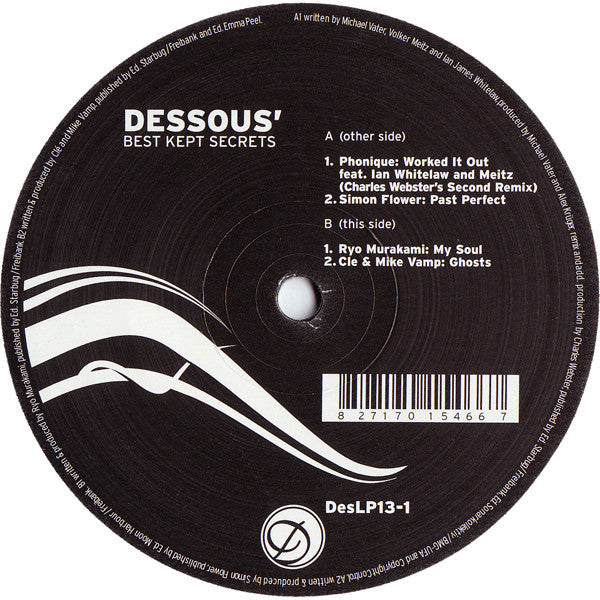 Various – Dessous' Best Kept Secrets 1 (12", Dessous Recordings, 2007) Image 4