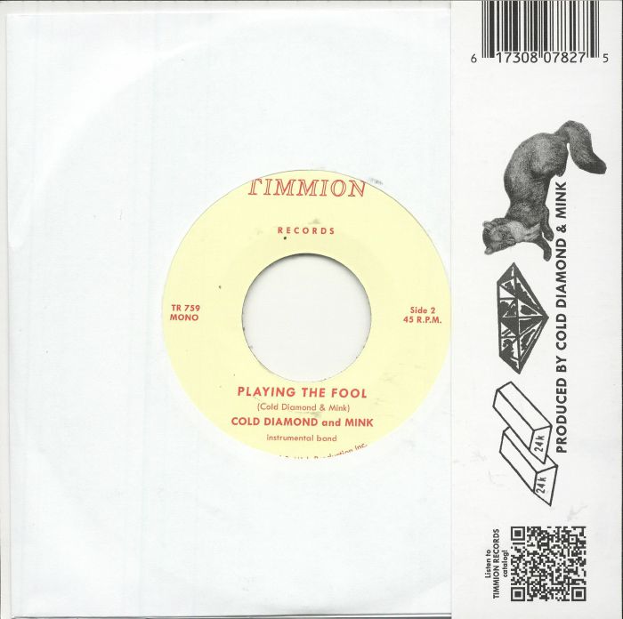 Cold Diamond And Mink Instrumental Band - My Echo, Shadow & Me / Playing The Fool (7")