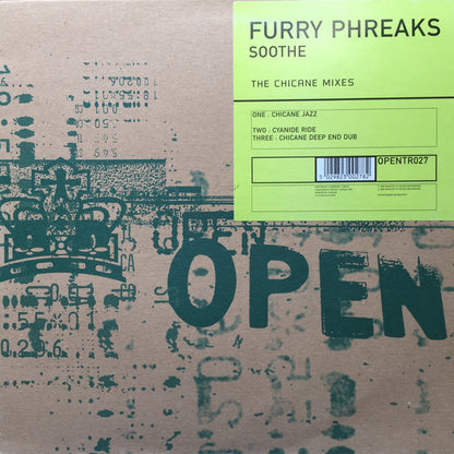 Furry Phreaks – Soothe (The Chicane Mixes) (12", Open, 1996) Front Cover