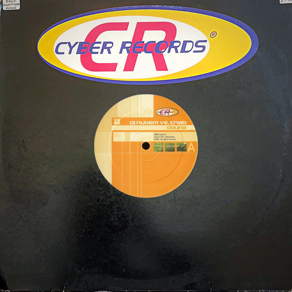 DJ Nukem Vs. Chab – Dayna (12", Cyber Records, 2001) Image 3