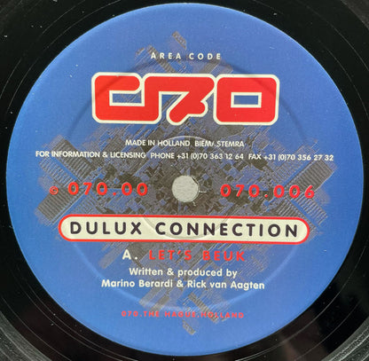 Dulux Connection – Let's Beuk (12", Area Code 070, 2000) Image 3