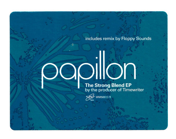 Papillon – The Strong Blend EP (12", Wave Music, 2001) Back Cover