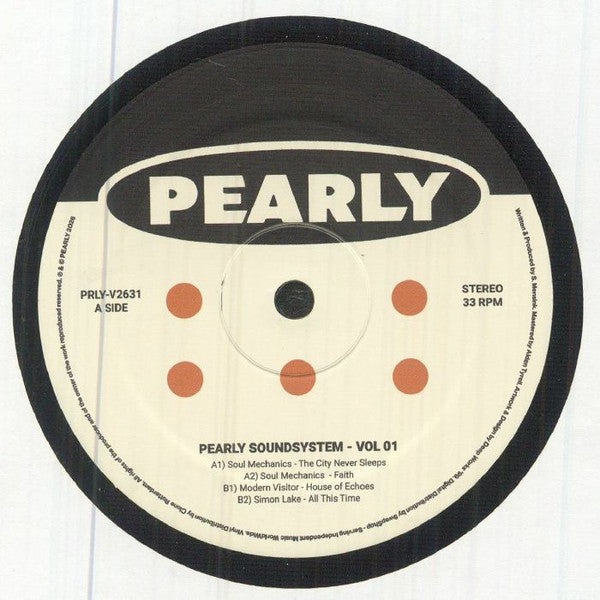 Various – Pearly Soundsystem - Vol. 01 (12", Pearly, 2026) Front Cover