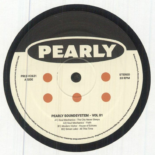 Various – Pearly Soundsystem - Vol. 01 (12", Pearly, 2026) Front Cover