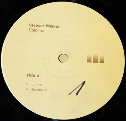 Stewart Walker – Stabiles (2x12", Force Inc. Music Works, 1999) Image 4