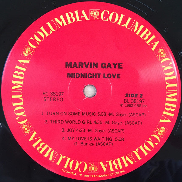 Marvin Gaye – Midnight Love (LP, Columbia, 2026) Image 4